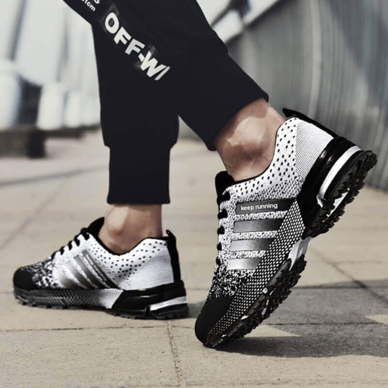 Tênis Esportivo Corrida e Caminhada Masculino Running Preto