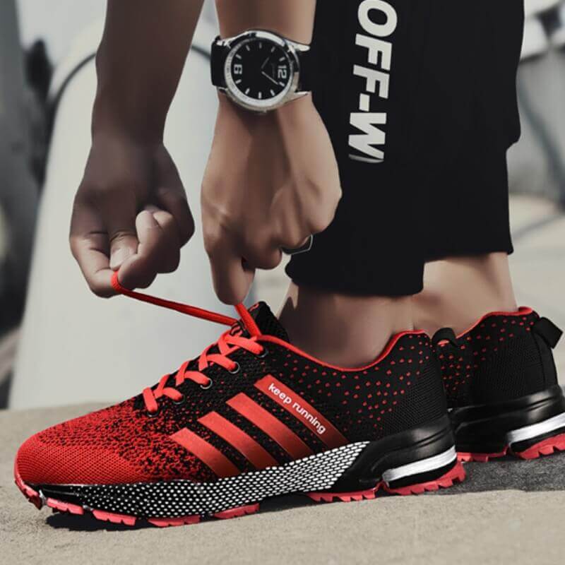 Tênis Esportivo Corrida e Caminhada Masculino Running Preto